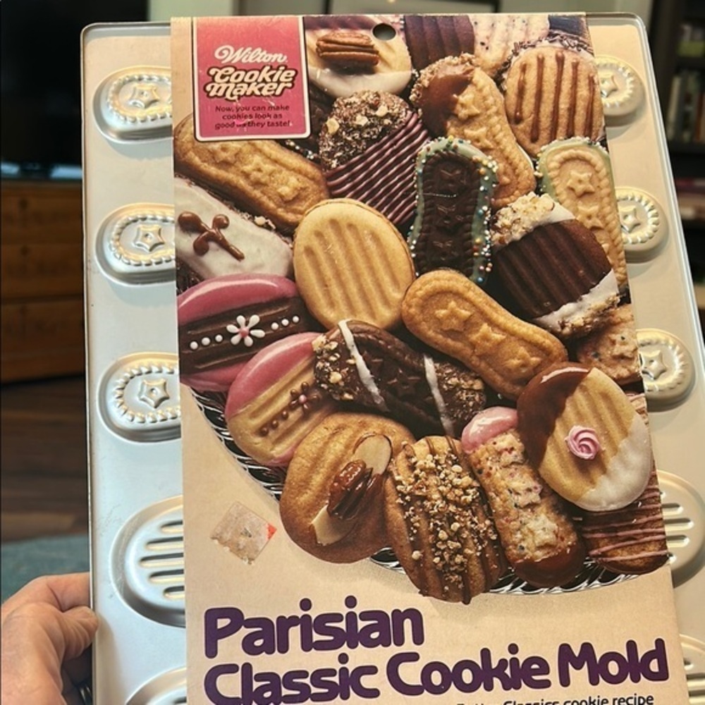 NWT 1984 Vintage Wilton Parisian Classic Cookie Mold -